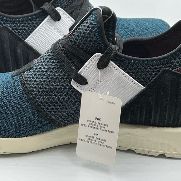 Adidas Zx Flux Plus Sneakers  Men’s  Shoe Sz. 10 AQ5398 Blue Black  NWOB - Picture 4 of 7